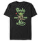 Men's Star Wars Valentine's Day Yoda One for Me Black T-Shirt