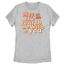 Women's Star Wars Retro Darth Vader May the Fourth Be With You T-Shirt