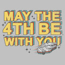 Women's Star Wars Millennium Falcon May the 4th Be With You T-Shirt
