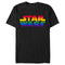 Men's Star Wars Pride Rainbow Stripe Classic Logo T-Shirt