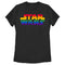 Women's Star Wars Pride Rainbow Stripe Classic Logo T-Shirt