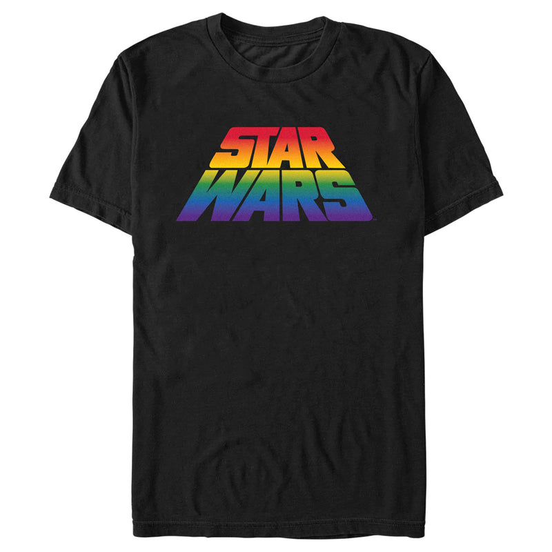 Men's Star Wars Pride Perspective Rainbow Logo T-Shirt