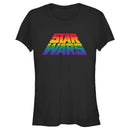 Junior's Star Wars Pride Perspective Rainbow Logo T-Shirt