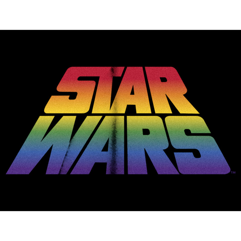 Junior's Star Wars Pride Perspective Rainbow Logo T-Shirt