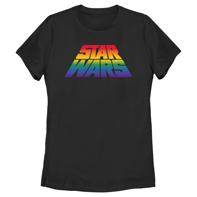 Women's Star Wars Pride Perspective Rainbow Logo T-Shirt
