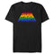 Men's Star Wars Pride Stripe Perspective Rainbow Logo T-Shirt