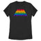 Women's Star Wars Pride Stripe Perspective Rainbow Logo T-Shirt