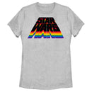 Women's Star Wars Pride Rainbow Stack Logo T-Shirt