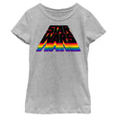 Girl's Star Wars Pride Rainbow Stack Logo T-Shirt