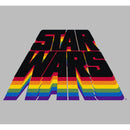 Girl's Star Wars Pride Rainbow Stack Logo T-Shirt