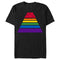 Men's Star Wars Pride Rainbow Stripe Pyramid Logo T-Shirt