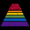 Women's Star Wars Pride Rainbow Stripe Pyramid Logo T-Shirt