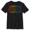 Boy's Star Wars Pride Rainbow Rays Logo T-Shirt