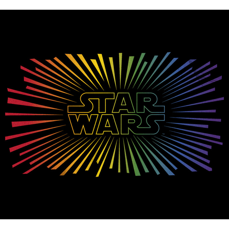 Boy's Star Wars Pride Rainbow Rays Logo T-Shirt