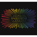 Girl's Star Wars Pride Rainbow Rays Logo T-Shirt