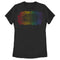Women's Star Wars Pride Rainbow Rays Logo T-Shirt