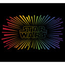 Junior's Star Wars Pride Rainbow Rays Logo T-Shirt