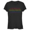 Junior's Star Wars Pride Outline Rainbow Logo T-Shirt