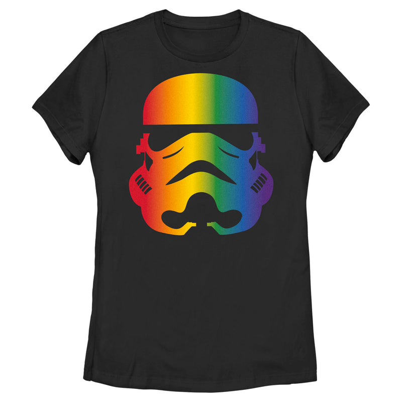 Women's Star Wars Large Rainbow Pride Stormtrooper T-Shirt