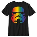 Boy's Star Wars Large Rainbow Pride Stormtrooper T-Shirt