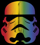 Junior's Star Wars Large Rainbow Pride Stormtrooper T-Shirt