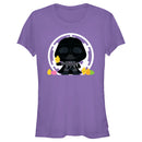 Junior's Star Wars Darth Vader Loves Easter and Baby Chickens T-Shirt