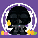 Junior's Star Wars Darth Vader Loves Easter and Baby Chickens T-Shirt