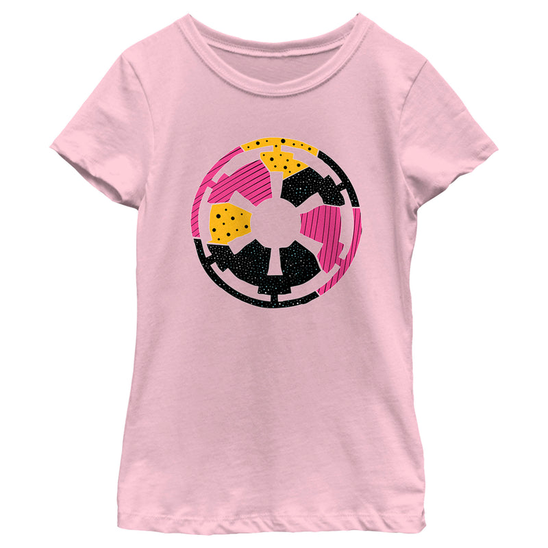 Girl's Star Wars Retro Galactic Empire Logo T-Shirt