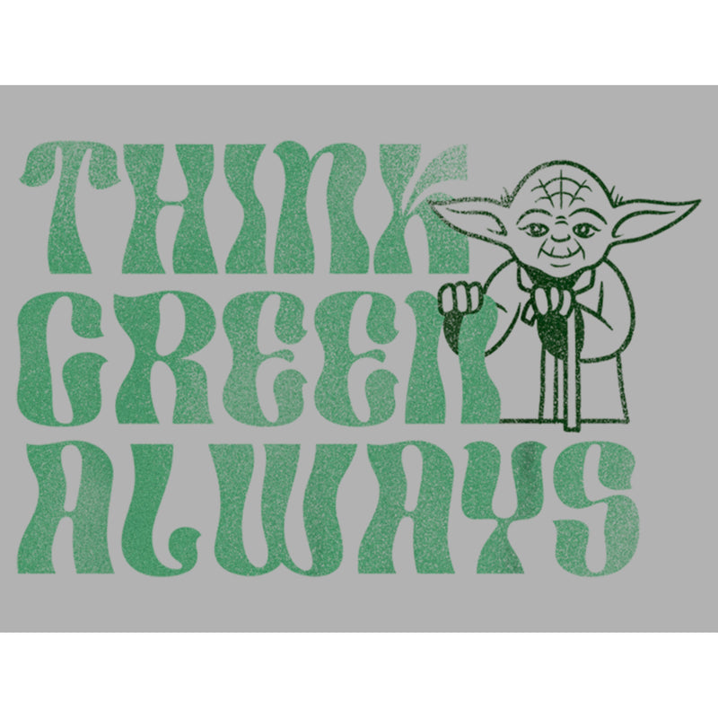 Boy's Star Wars Yoda St. Patrick's Day Think Green Always T-Shirt