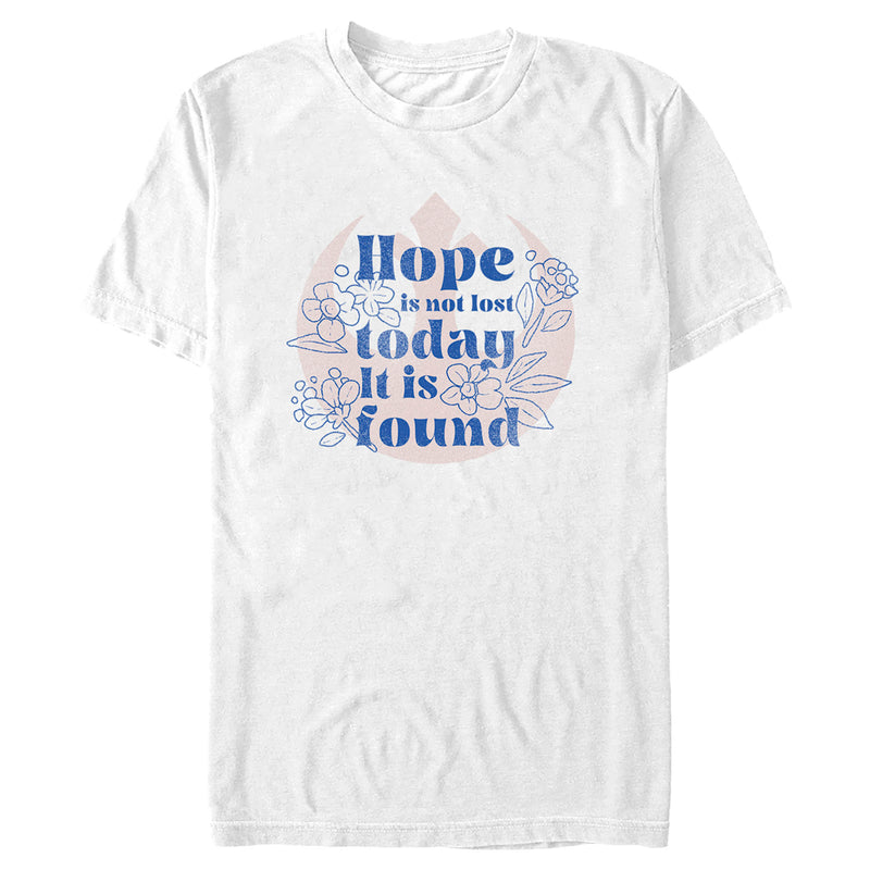 Men's Star Wars Hope Is Not Lost Today It Is Found, Princess Leia T-Shirt