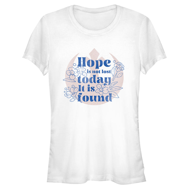 Junior's Star Wars Hope Is Not Lost Today It Is Found, Princess Leia T-Shirt