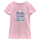 Girl's Star Wars Hope Is Not Lost Today It Is Found, Princess Leia T-Shirt