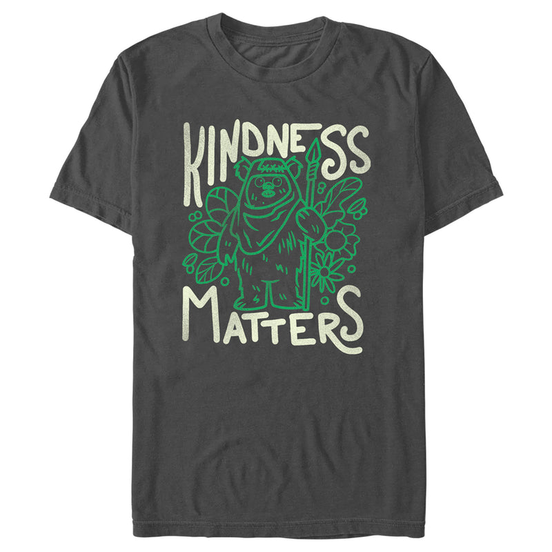 Men's Star Wars Ewok Kindness Matters T-Shirt