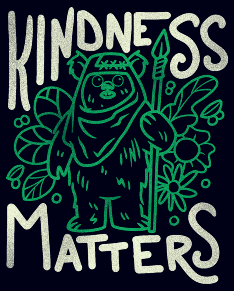 Women's Star Wars Ewok Kindness Matters T-Shirt