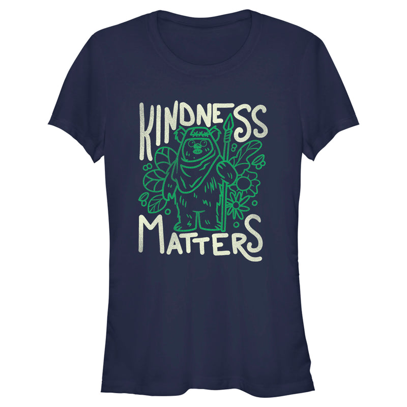 Junior's Star Wars Ewok Kindness Matters T-Shirt