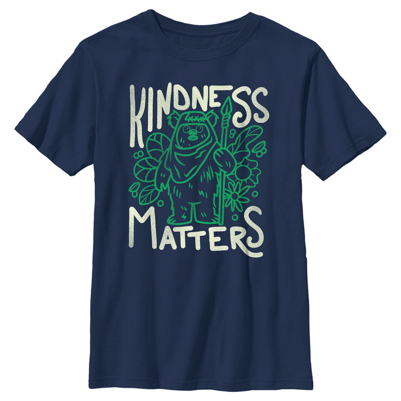Boy's Star Wars Ewok Kindness Matters T-Shirt