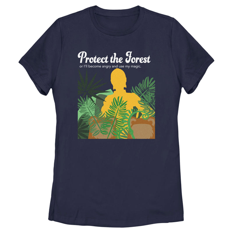 Women's Star Wars Protect the Forest or Else I Will Use My Magic, C-3PO T-Shirt