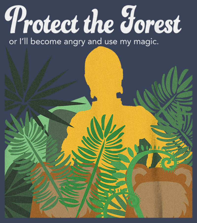 Boy's Star Wars Protect the Forest or Else I Will Use My Magic, C-3PO T-Shirt