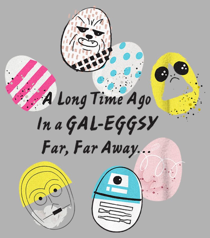 Boy's Star Wars Easter In a Gal-eggsy Far, Far Away T-Shirt