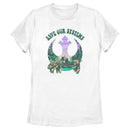 Women's Star Wars Ewoks Save Our Systems Retro T-Shirt