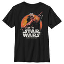 Boy's Star Wars: Visions Retro Anime Darth Vader T-Shirt