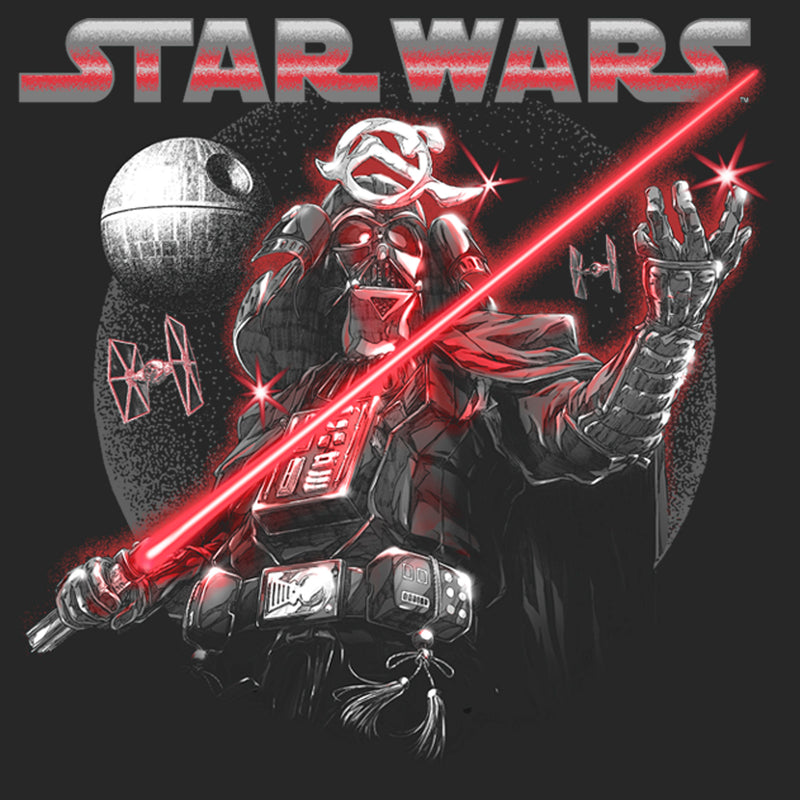 Men's Star Wars: Visions Darth Vader Death Star T-Shirt