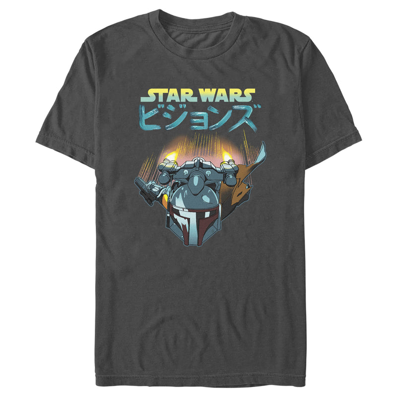 Men's Star Wars: Visions Boba Fett Jetpack T-Shirt