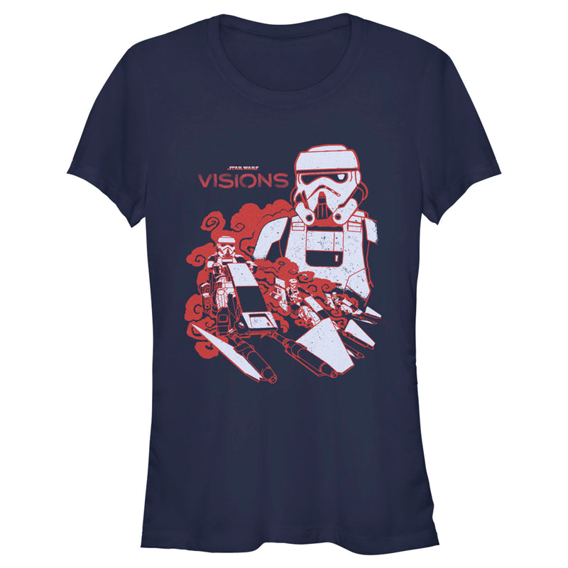 Junior's Star Wars: Visions Stormtroopers in Action T-Shirt