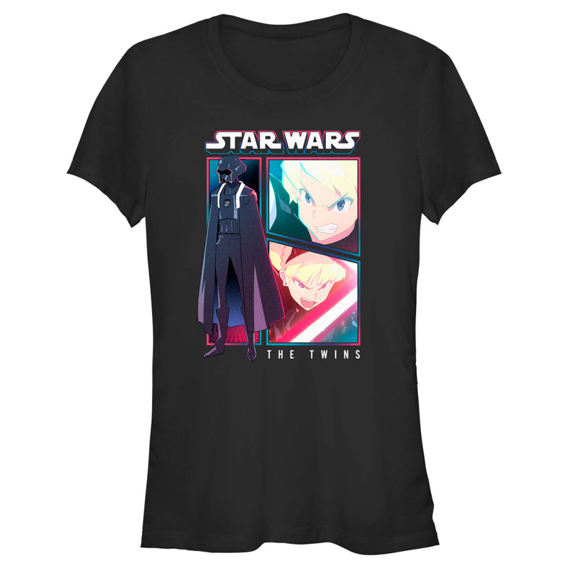 Junior's Star Wars: Visions The Twins Comic Panels T-Shirt