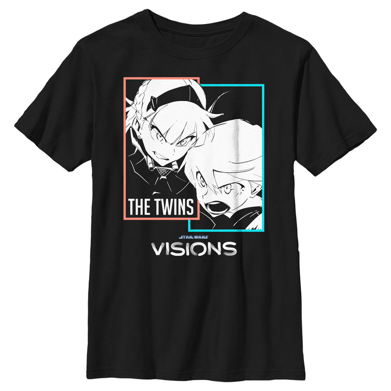 Boy's Star Wars: Visions The Twins Shout T-Shirt