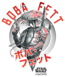 Girl's Star Wars: Visions Boba Fett Samurai T-Shirt