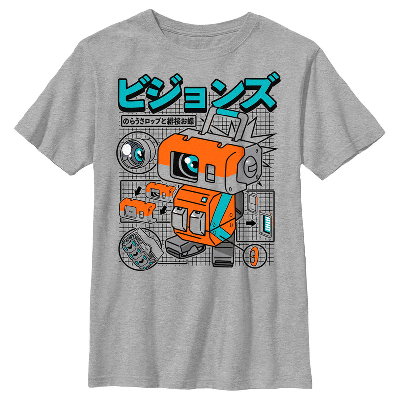 Boy's Star Wars: Visions Lop and Ocho Robot T-Shirt