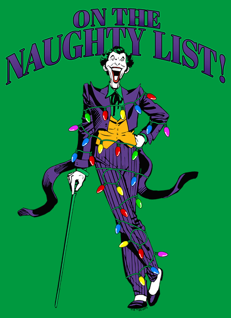 Junior's Batman On the Naughty List T-Shirt