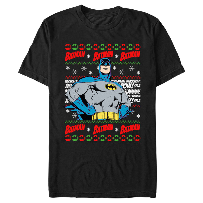 Men's Batman Christmas Sweater T-Shirt